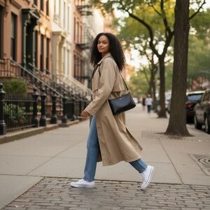 VTG London Fog Classic Trench Coat | Tan Khaki Rain Coat